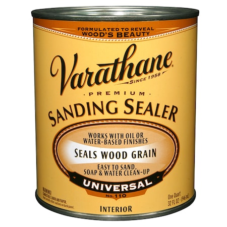 Rust-Oleum 1 Qt Clear Varathane Interior Premium Sanding Sealer 224741H